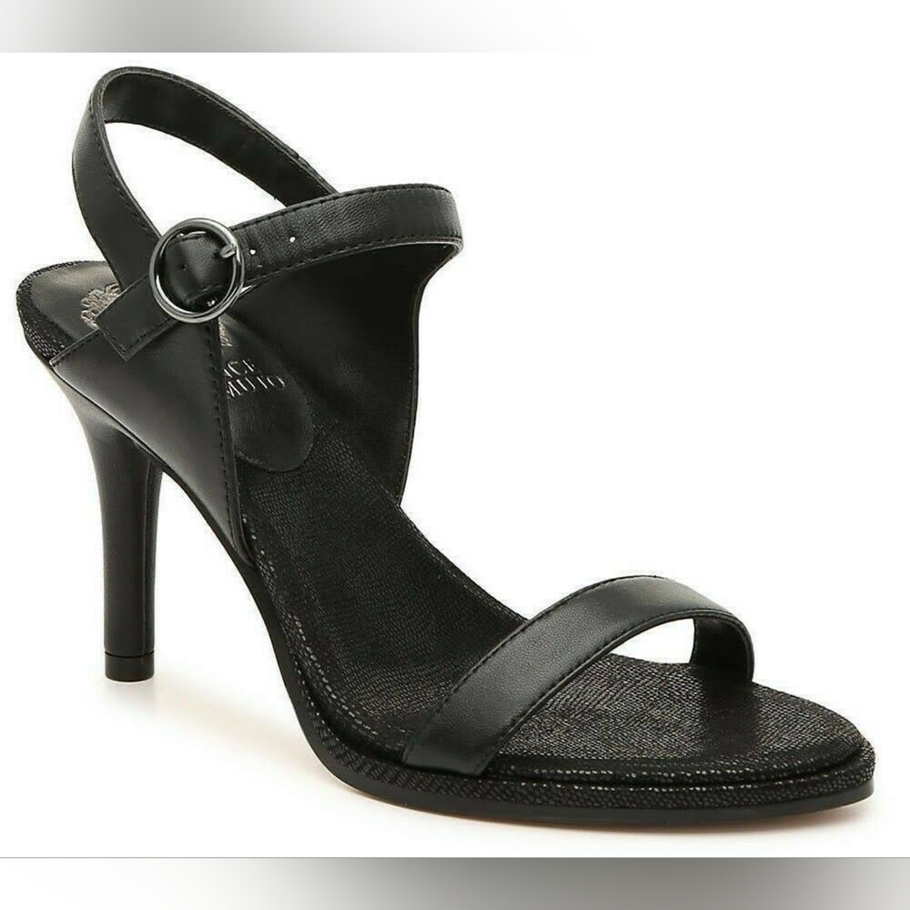 Vince Camuto Black Lynona Heeled Sandals